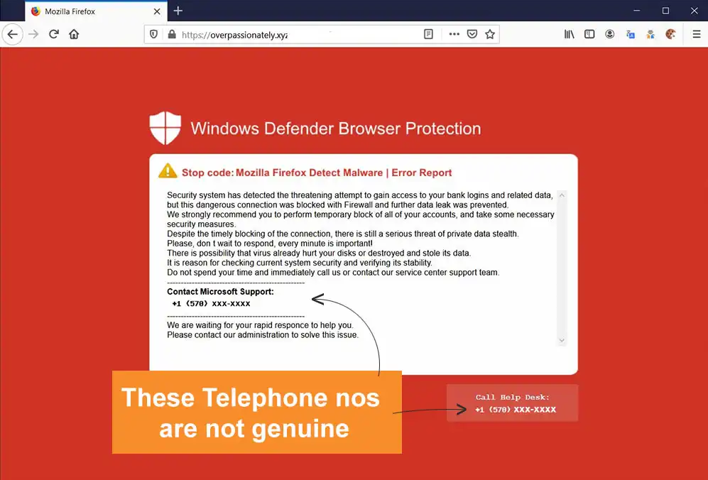 Windows Defender Security Warning Scams Geekway