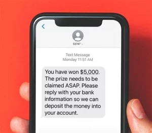 mobile sms scammer